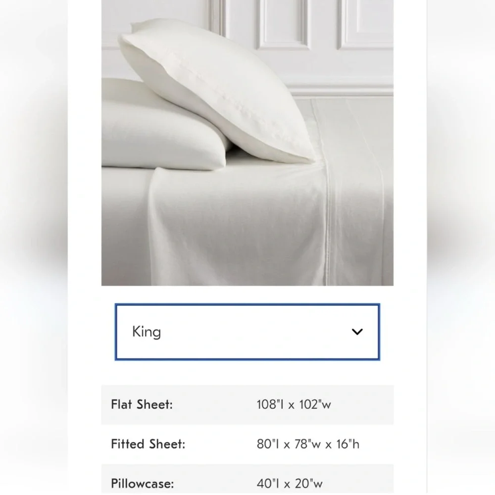 West Elm Elegant White Bedding Set TENCEL